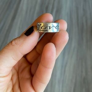 James Avery Retired Love Ring Size 6.5